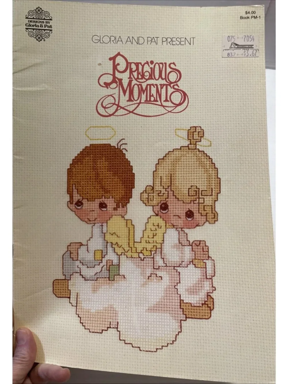 Precious Moments PM-1 Counted Cross Stitch Booklet Gloria & Pat 1980 - VGUC